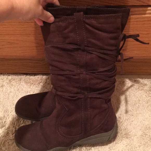 Arizona brown boots comfy zip tie 6 - Picture 2 of 9